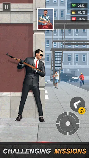 Gameplay screenshot 1 from Agent Shooter - Shooting Game - Action game